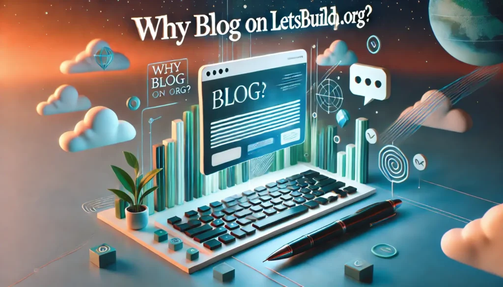 Why Blog on LetsBuildup.org