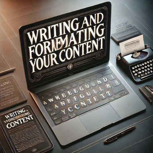 Writing and Formatting Your Content