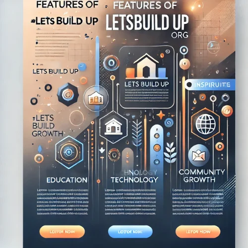 Features of @letsbuildup Org