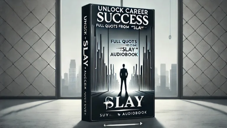 Unlock Career Success: Full Quotes from Slay Audiobook