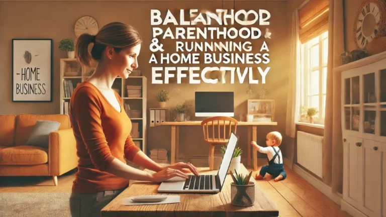 Balance Parenthood & Running a Home Business Effectively