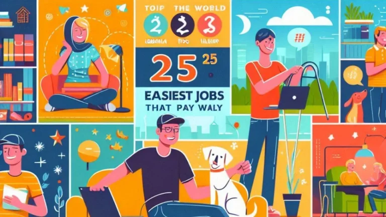 Top 25 Easiest Jobs in the World that Pay Well