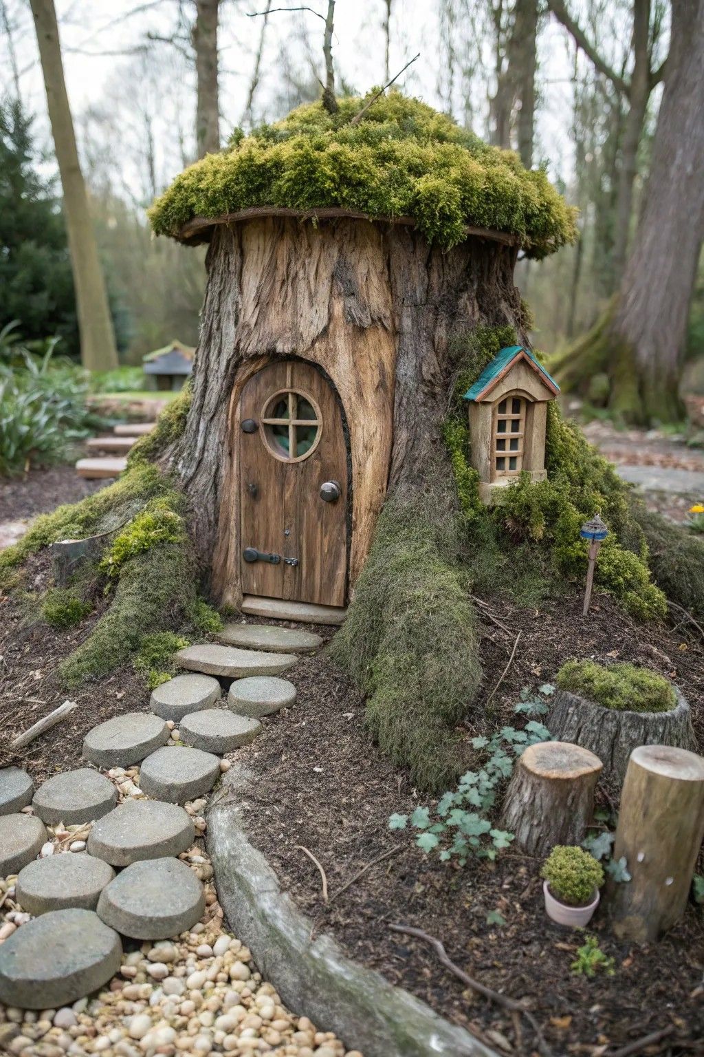 Enchanting Tree Stump Fairy Garden Ideas to Transform Your Yard