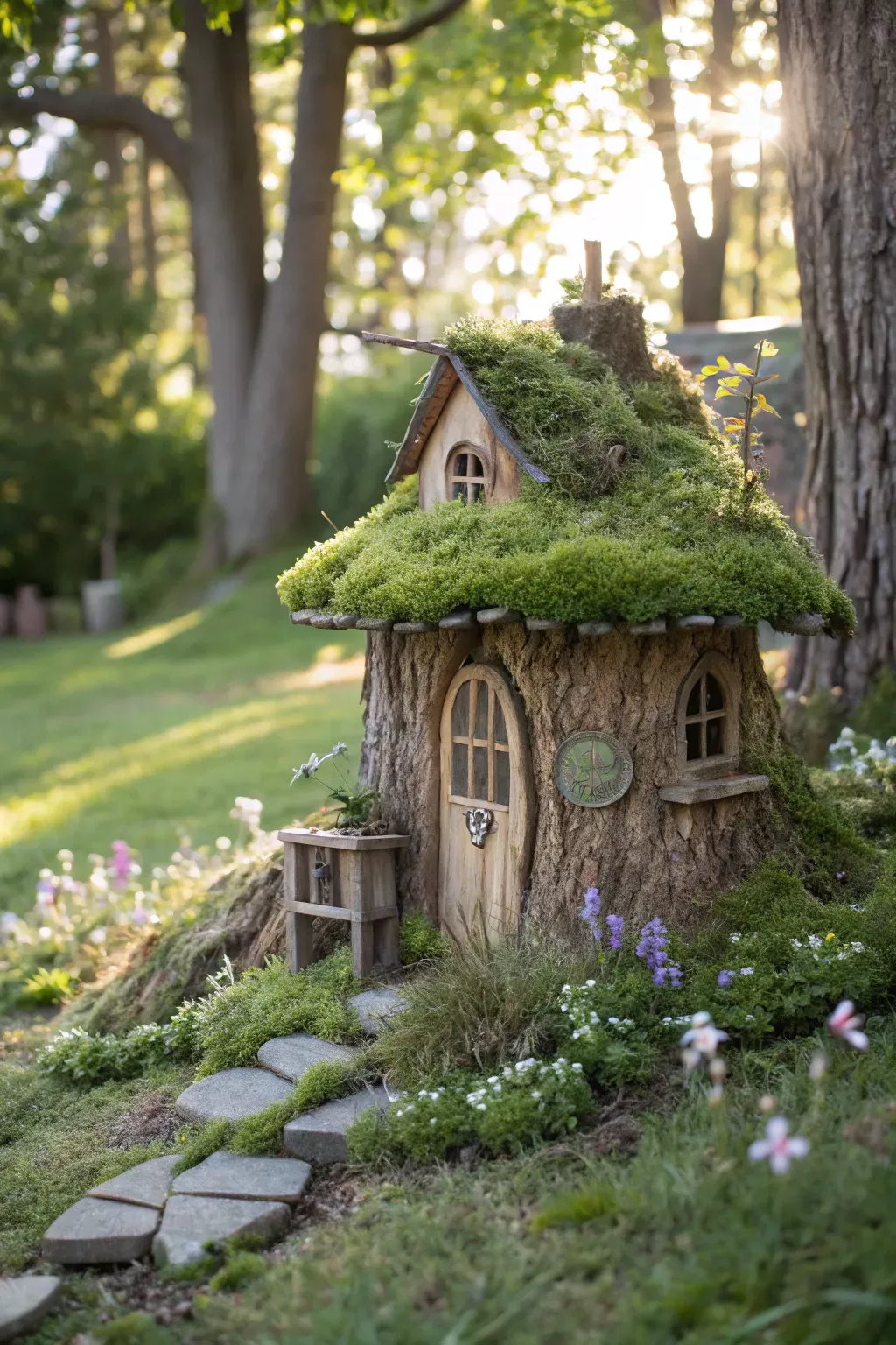 Enchanting Tree Stump Fairy Garden Ideas to Transform Your Yard - Image 3