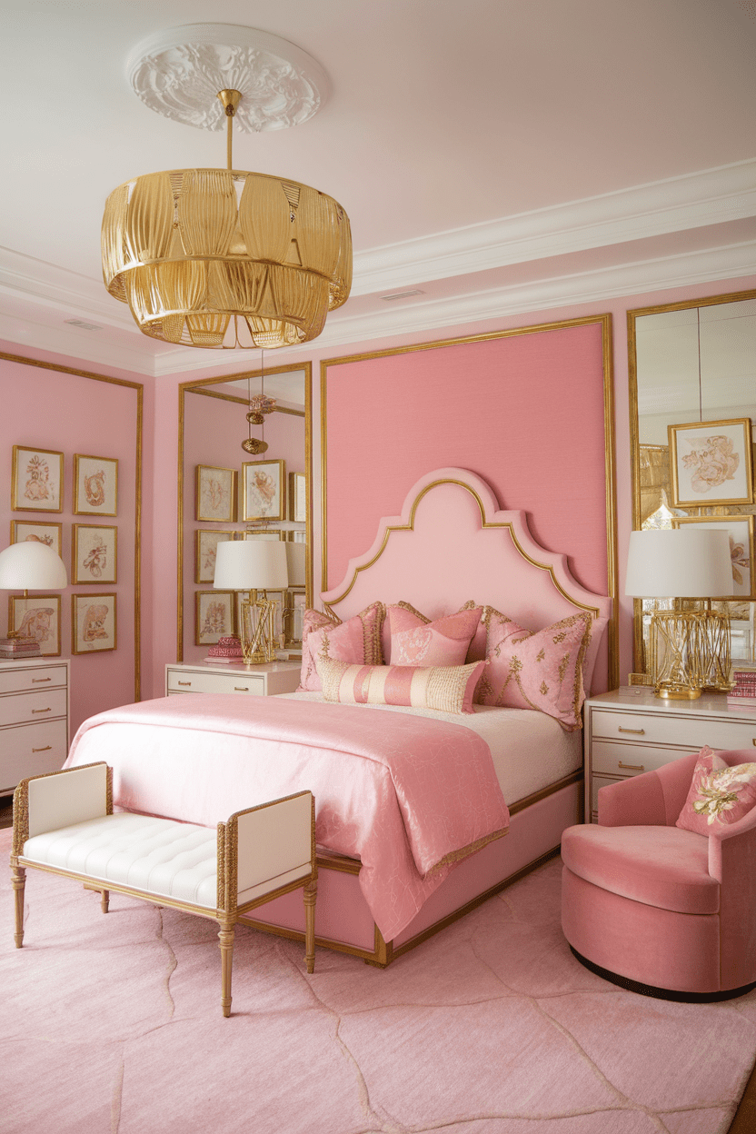 Pink and Gold Bedroom Ideas: How to Create a Glamorous Retreat - Image 2