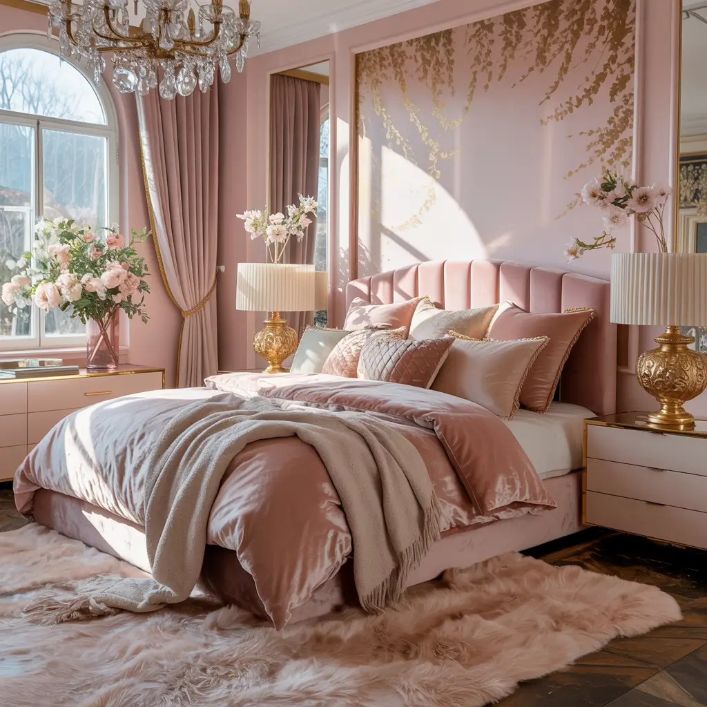 Pink and Gold Bedroom Ideas: How to Create a Glamorous Retreat - Image 4